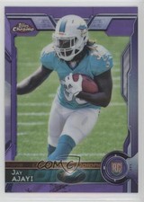2015 Topps Chrome Rookies Purple Refractor Jay Ajayi #120 2r7