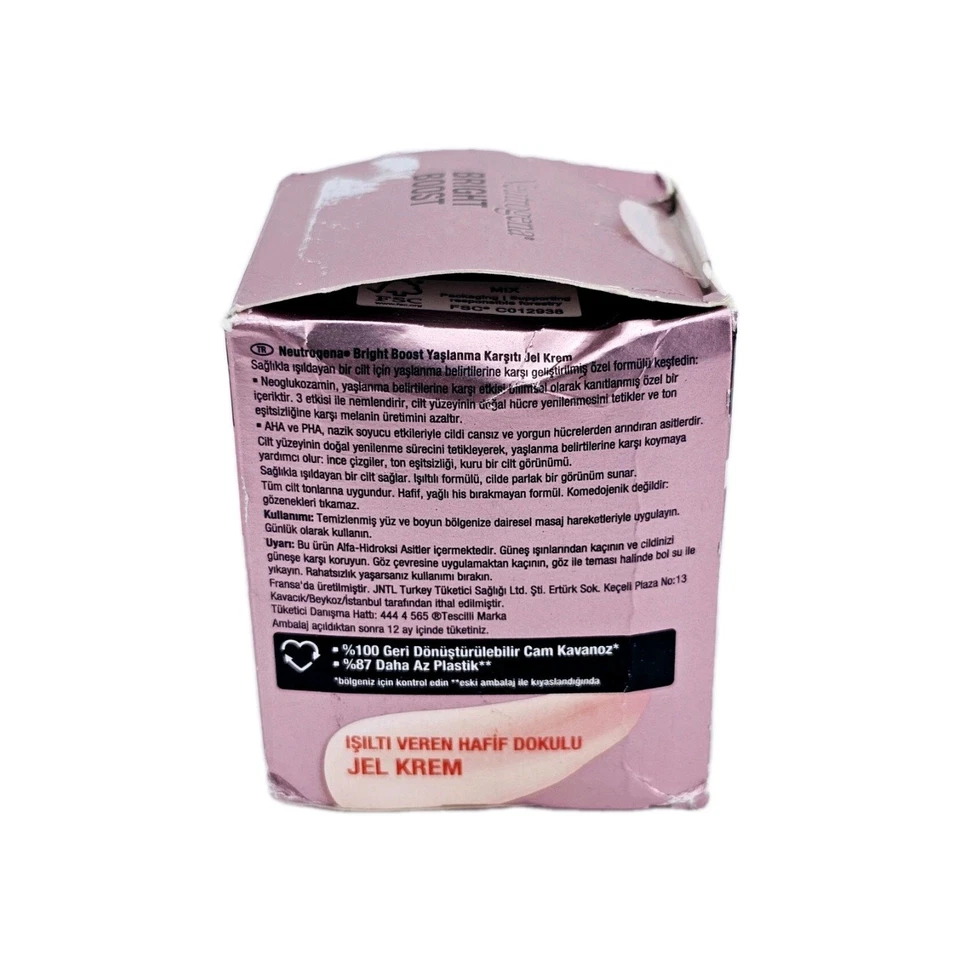 Crema Gel Recuperación Noche Iluminadora Neutrogena Bright Boost Foto 4 de 4