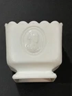 Fenton Bicentennial Valley Forge Patriots Planter While Milk Glass 1976 VTG