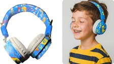 Kids Bluetooth Headphones   Dino Print   Wireless Over-Ear Headset w/ Mic  ...