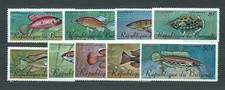 Burundi - Aérien Yvert 62/70 ** MNH Faune Poissons