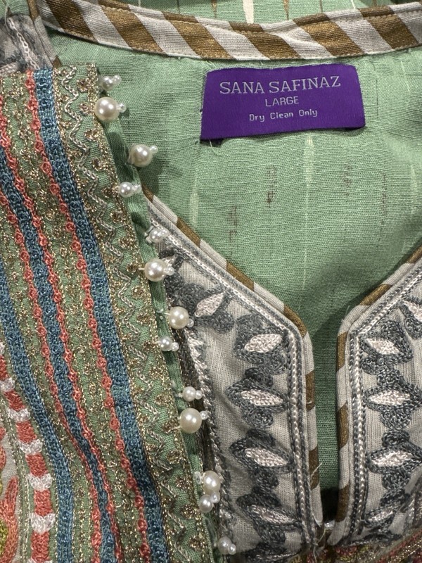 NEW Pakistani Indian Designer SanaSafinaz Shalwar Kameez Top Tunic Kurta Dresses