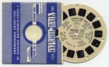 Timberline Lodge and Mount Hood Oregon 1940's HL Style View-Master Reel 211