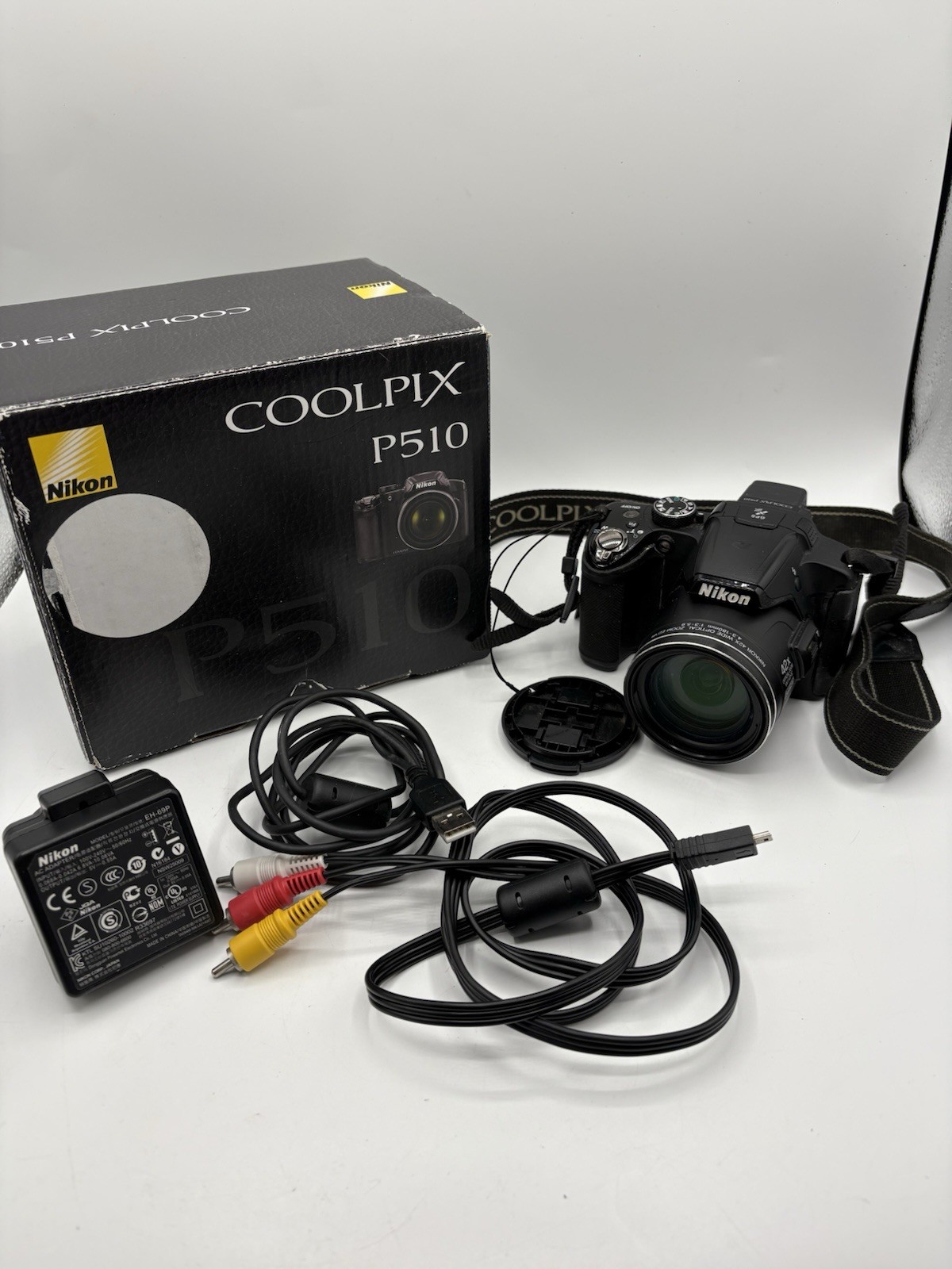 Nikon COOLPIX P510 16.1MP Digital Camera - Black