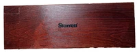 STARRETT *120-12" *WHITE Dial Caliper w/946 Deluxe Wood Case EXCELLENT CONDITION