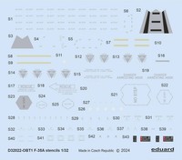 F-35A Stencils - Italeri - / 1:32 - Eduard D32022