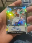 Tyrone Tracy Jr. Auto 2025 Leaf Metal Football Silver Autograph 2/10