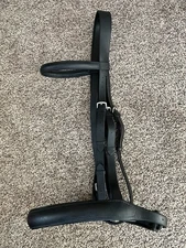 Gorgeous Oversize KL Select TSS Black Wide Nose Dressage Bridle Warmblood OS WB
