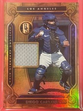 2023 Panini Chronicles Gold Standard Diego Cartaya Swatches #GSS-DC Baseball