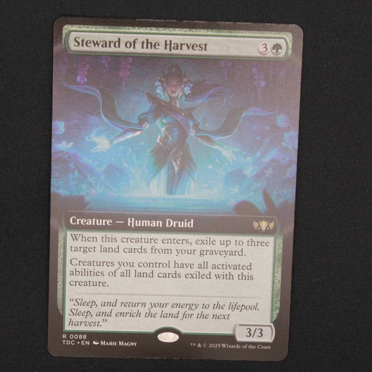 Steward of the Harvest Extended Art MTG Commander Tarkir Dragonstorm Rare 88 NM Steward of the Harvest Extended Art MTG Commander Tarkir Dragonstorm Rare 88 NM