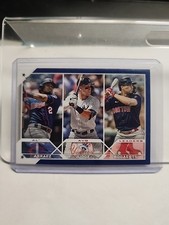 2023 Topps Series 1 - League Leaders Judge, Bogaerts, Arraez #289 Royal Blue
