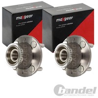 2X Maxgear RADLAGER-SATZ Hinten Passend FÜR Chevrolet Aveo Daewoo Kalos