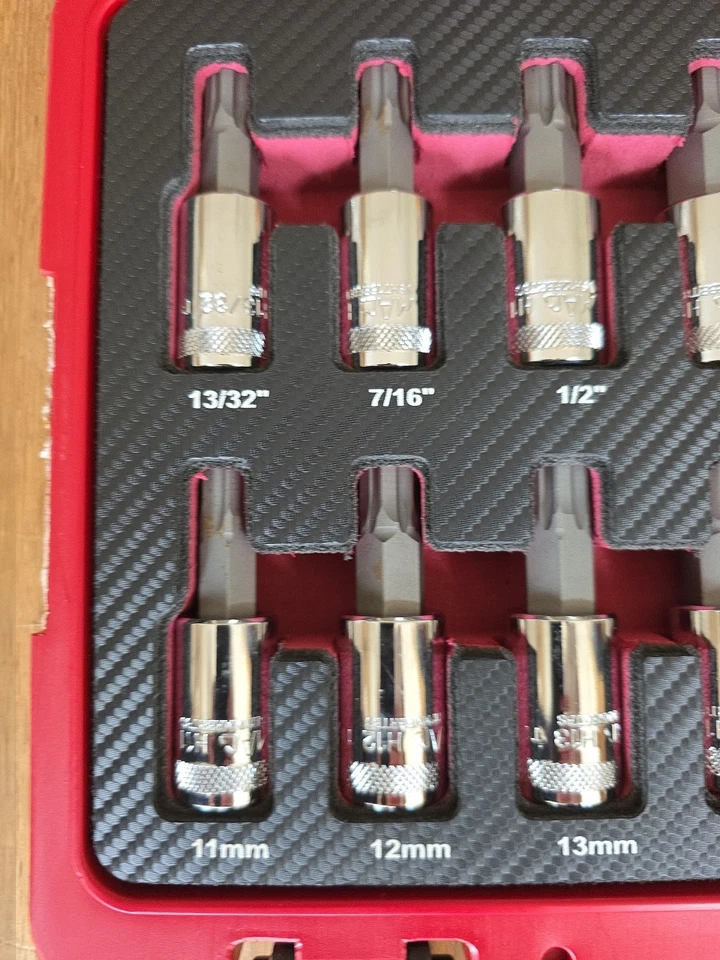 Mac Tools 14-pc 1/2" Dr Advanced Short Hex Driver Set SVH14RBRT - Image 2 of 4