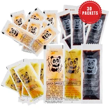 Kari-Out Chinese Duck, Soy & Mustard  Sauce, Assorted Flavors - 8g, 30 Packets