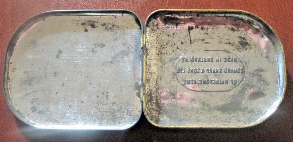 Vintage Edward Sharp & Sons Sweet Tin Flowers  4.5"/4"  Good Condition 1960's - Image 3 of 3