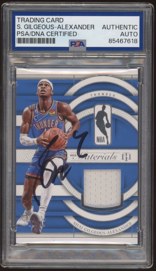 2023-24 National Treasures Shai Gilgeous-Alexander NBA Materials