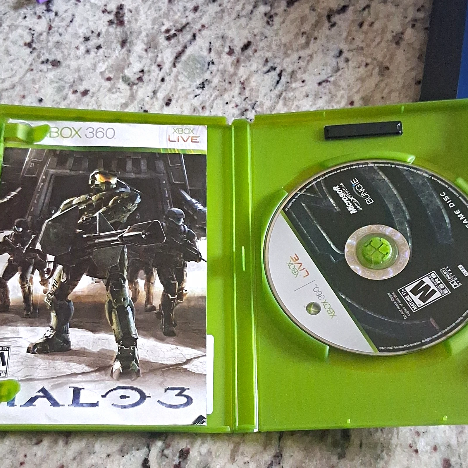 Halo 3 Xbox 360 w/ Case Manual Multiplayer Online NTSC M (2007)