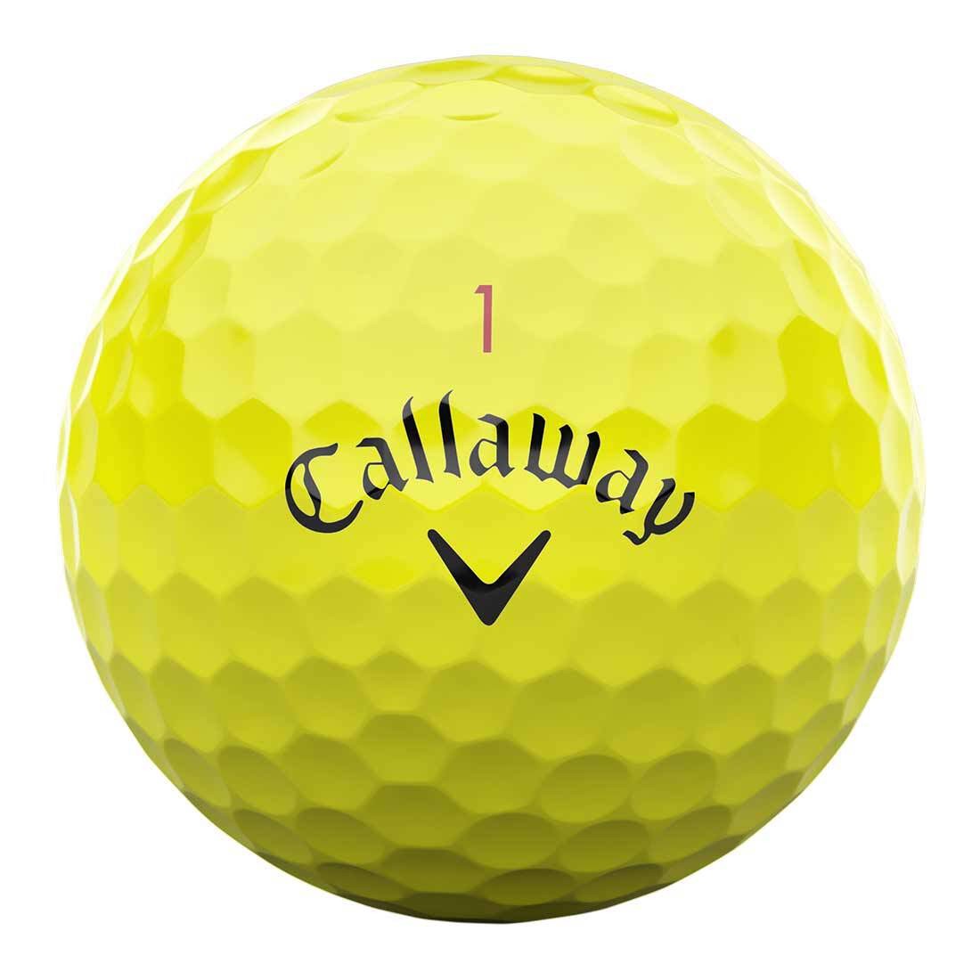 Callaway 2024 Chrome Tour Golf Balls, Men's, Yellow