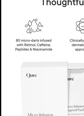 Qure Micro Infusion Anti Wrinkle Patches for Smile Line Frown Lines Under Eye