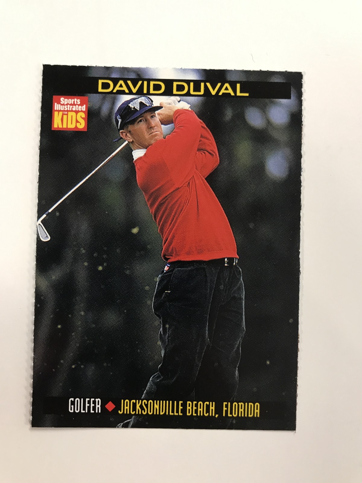 1999 Sports Illustrated for Kids #809 David Duval Golf