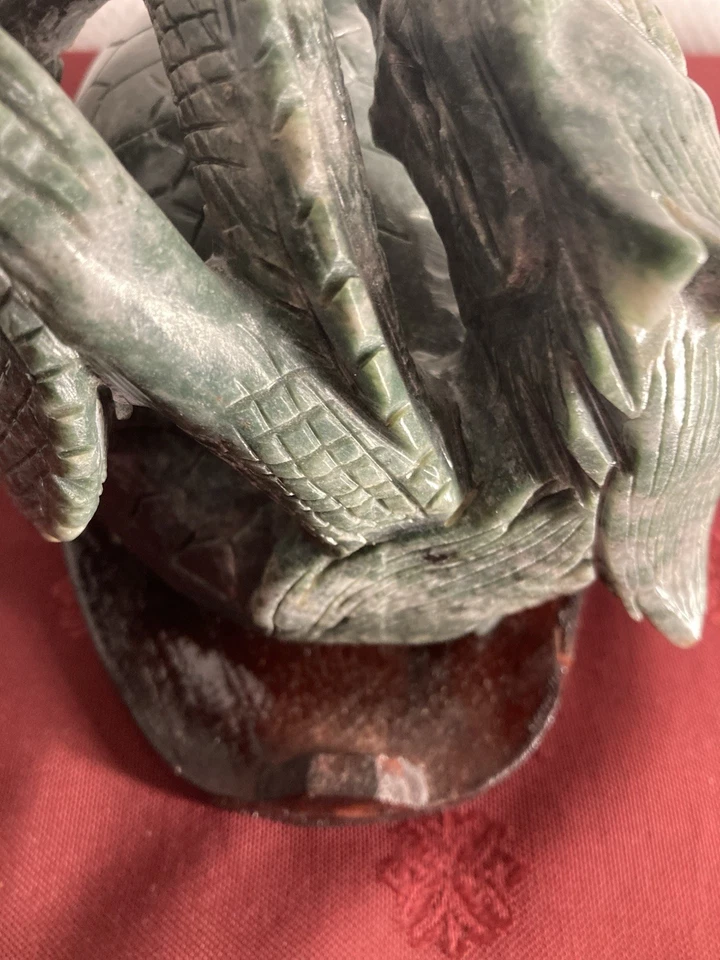 Statue Sculpture En Jade - Photo 2/4