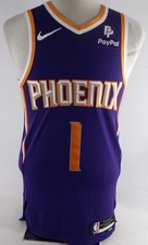 2022-23 Phoenix Suns Devin Booker #1 Purple Authentic Icon Basketball Jersey