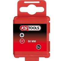 "Ks Tools 911.3340 1/4\" Bit Ph, 50Mm, PH0, 5Er Pack"