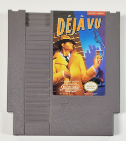 NES Game Bundle Lot  4 Games  Dragon Warrior  Tetris  Jaws  Deja Vu  Nintendo