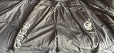 A Bathing Ape Mesh Sweat Shorts Gray Drawstring Logo Pockets Men's Casual