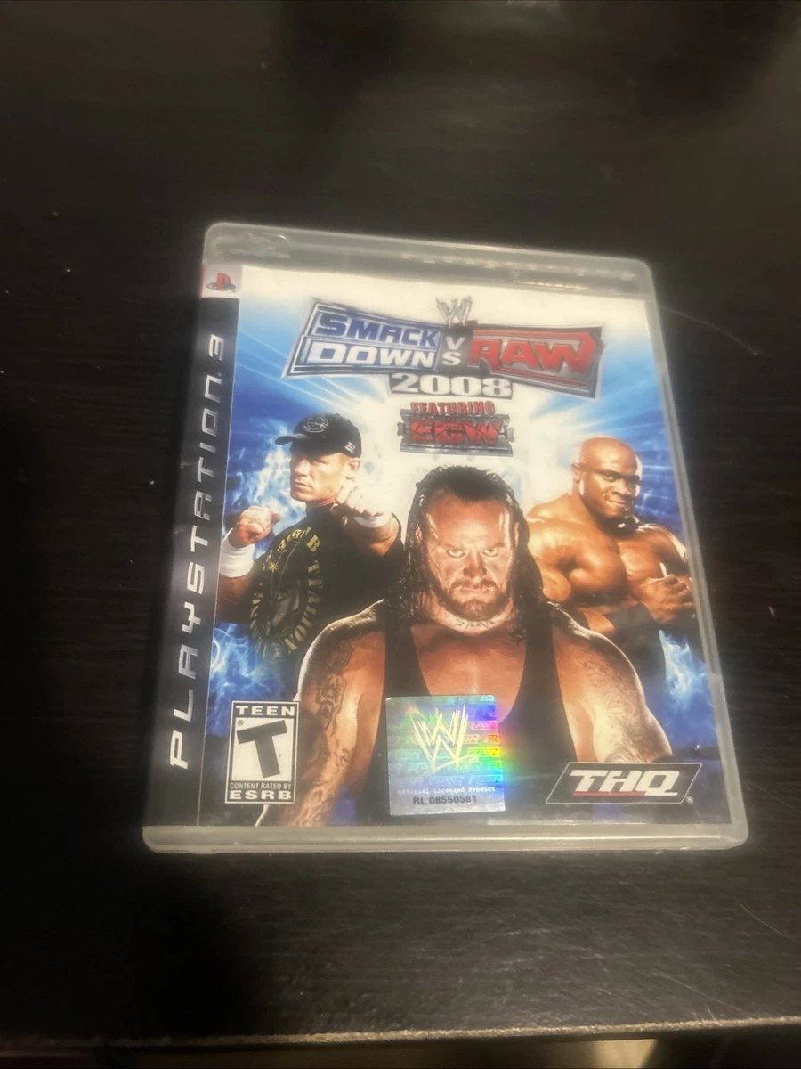 Sony PlayStation 3 WWE SmackDown vs. Raw 2008 Video Games for sale