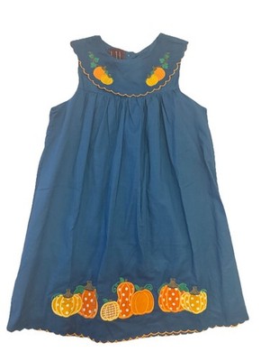 Lil Cactus Picture Perfect Pumpkin Patch Dress Size 6 NEW