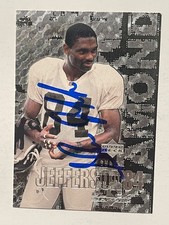 Atlanta Falcons SHAWN JEFFERSON Signed Card