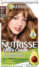 Image of Garnier Nutrisse Permanent Hair Dye, Natural-Looking, Hair Colour Result, for Al