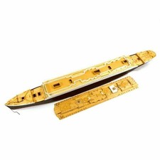 Modellino ponte in legno simulazione 1/350 per Academy 14215 scala 400 RMS Titanic