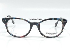True Religion T016 Eyeglasses, Blue Tortoise, 52-20-140 B-20