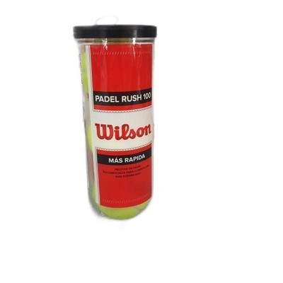 Wilson Unisex Erwachsene Padel Rush 100 3BALL Gelb One Size Tennis Sport Schläge