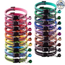 Puppy Identification Collars Non Breakaway Reflective Multicolor 18 Pcs Nylon