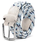 Men's Stretch Belt,Woven Braided Web Belt for Golf Casual Pants  1 3/8