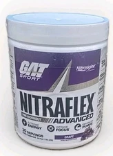 GAT SPORT, Nitraflex Advanced Pre-Workout Powder, Increases Blood Flow, Boost...