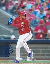 Myles Straw Autographed Toronto Blue Jays 8x10 Photo #3