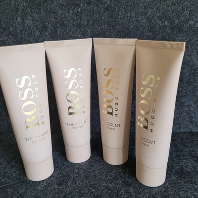 HUGO BOSS The Scent for Her Perfumed Body Lotion 4x50ml (200 ml) NEU
