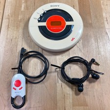 Sony D EJ100 CD Walkman Portable Player Used LCD Faulty Remote Included