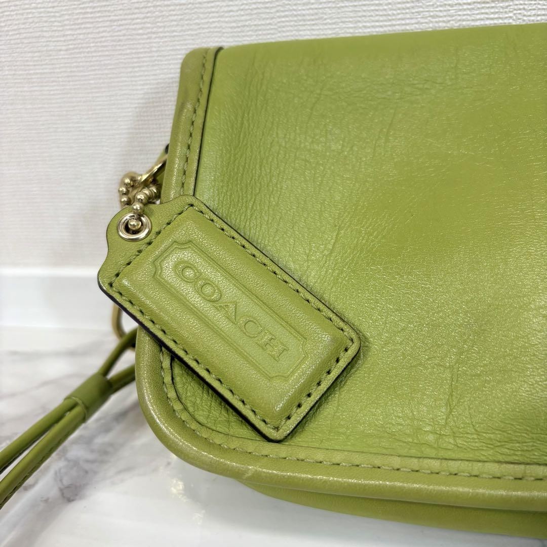 Leaf Green COACH Turn Lock Shoulder Bag | eBay