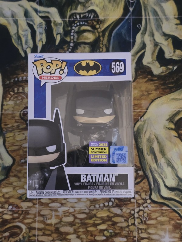 Funko Pop! Heroes Figure, Batman, Limited Edition 2025 Summer Con, #569