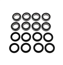 2009 fits Suzuki LT-F400 2Wd King Quad STD Front & Rear Wheel Bearings & Seals