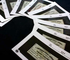 Group Lot of 4 Civil War $20 Confederate Bond Coupons C.S. Loan of 1861