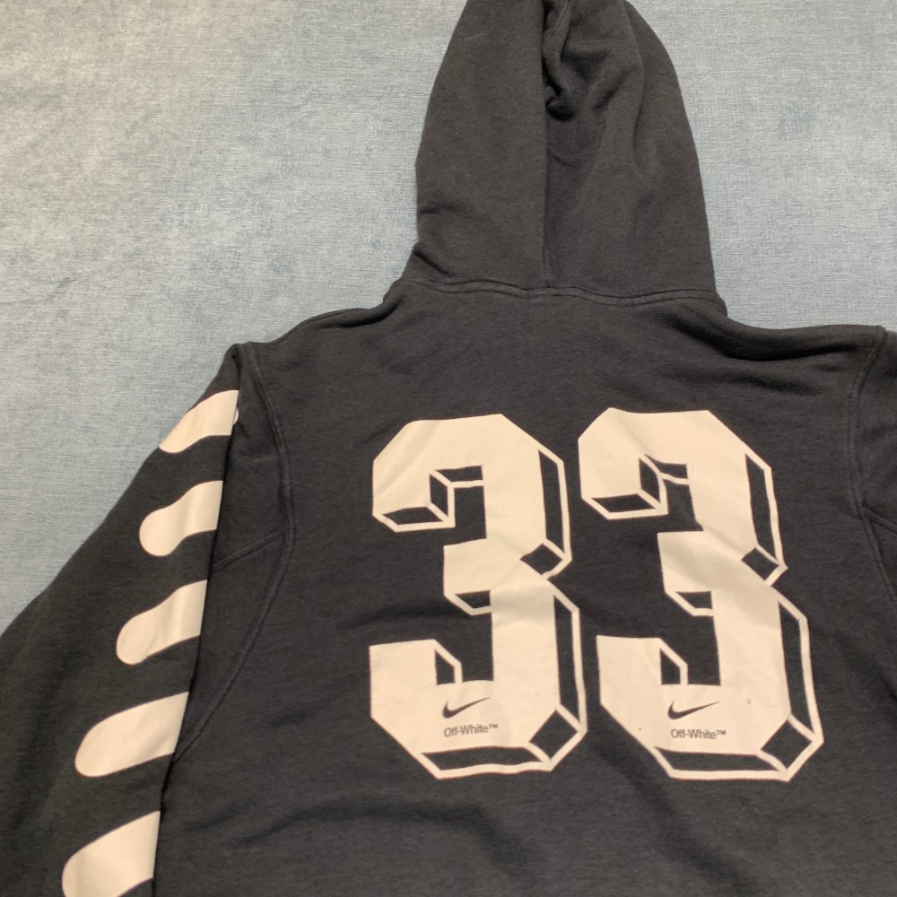 Nike Lab X OFF-WHITE Mercurial NRG Hoodie Mens Small Black Knit