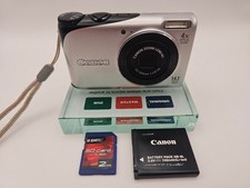 Canon Powershot A2200 HD fotocamera digitale 14mp scheda sd batteria funzionante