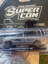 Greenlight 2026 Supercon Exclusive Black Bandit 1972 Chevy C10 and RAW Chase Set