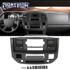 Fit For 06-2008 Dodge Ram Center Dash Radio Climate Control Air Vent Bezel Panel